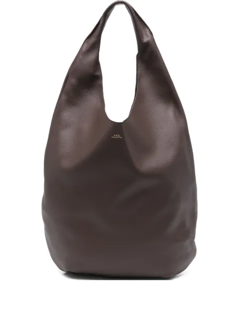 A.P.C. Le Neige leather tote bag