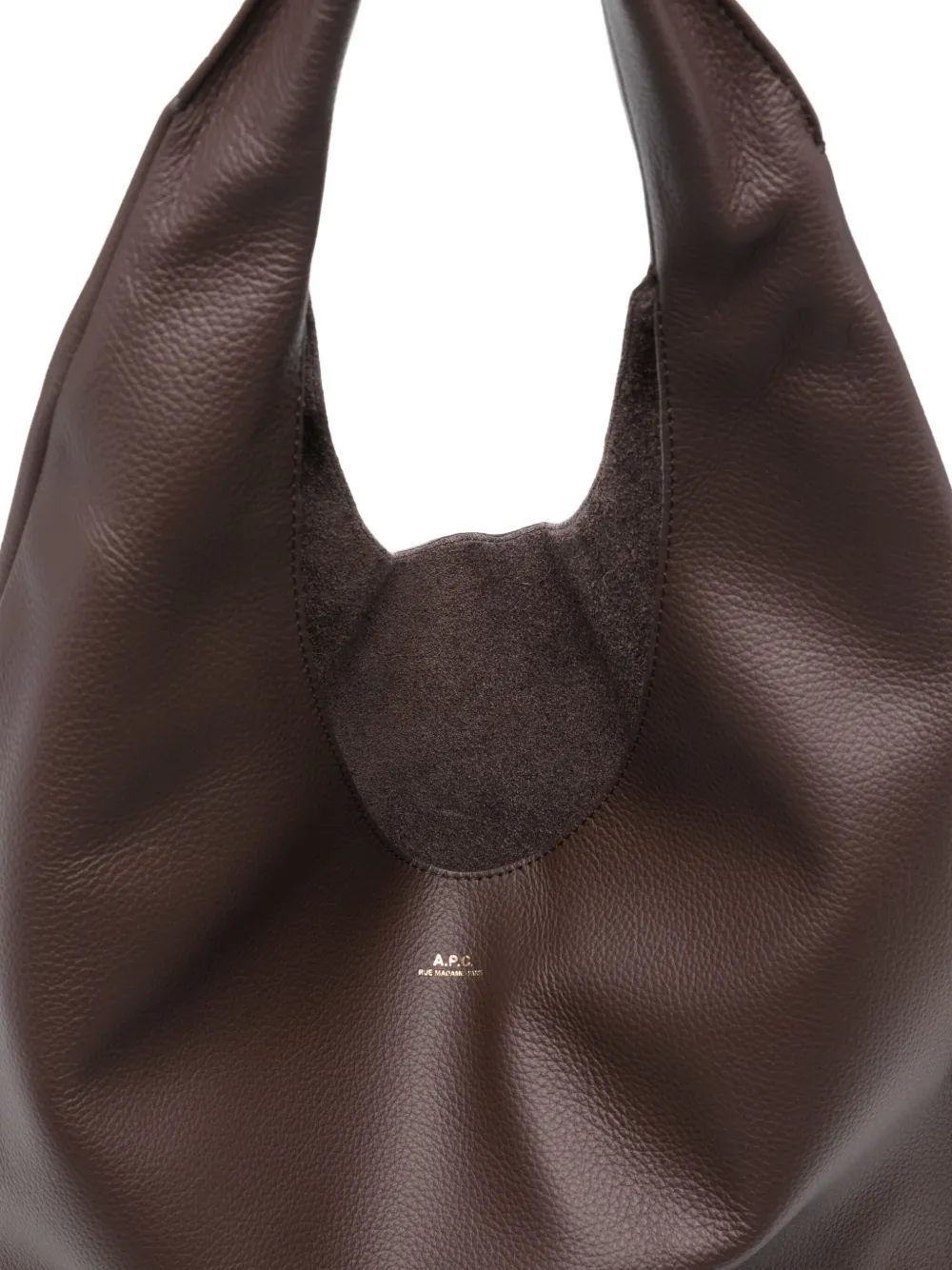 A.P.C. Le Neige leren shopper Bruin