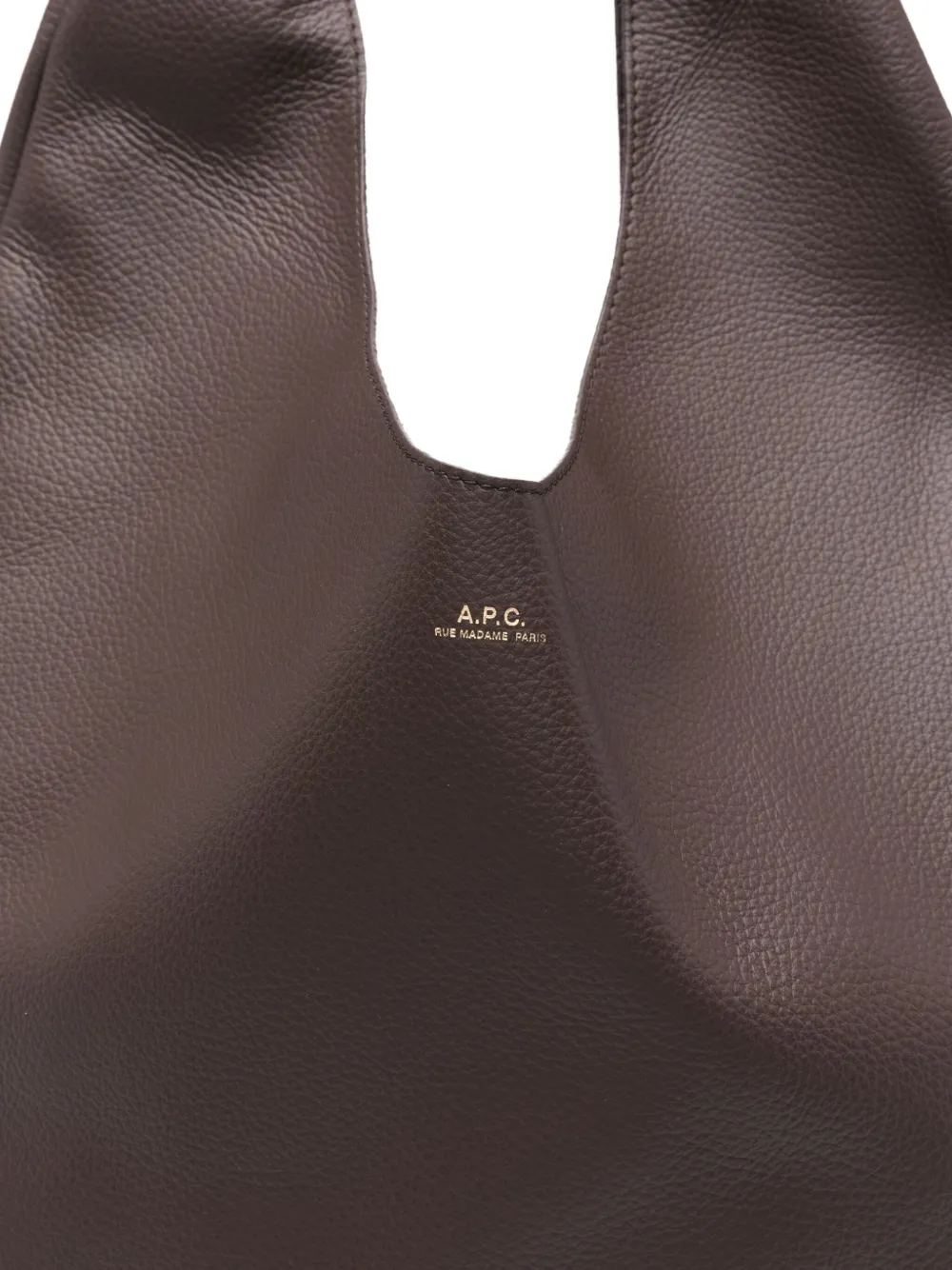 A.P.C. Le Neige leren shopper Bruin