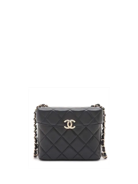 CHANEL Pre-Owned 2021-2025 Small CC Quilted Lambskin Secret Box Bag crossbody bag