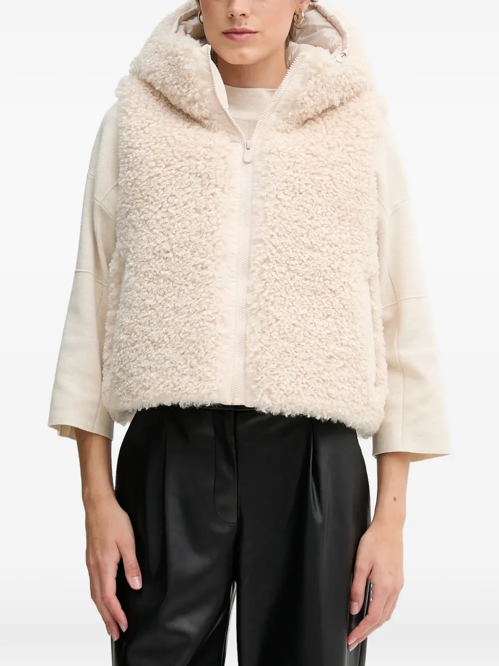 Save The Duck Ayla hooded fleece jacket - Toni neutri