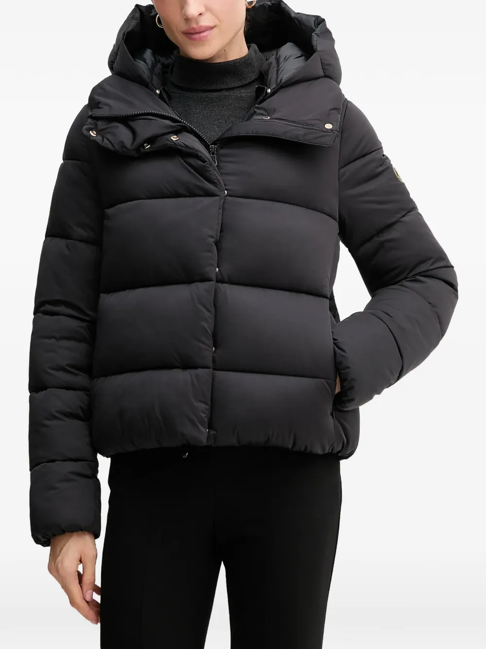 Save The Duck Maris hooded puffer jacket - Nero