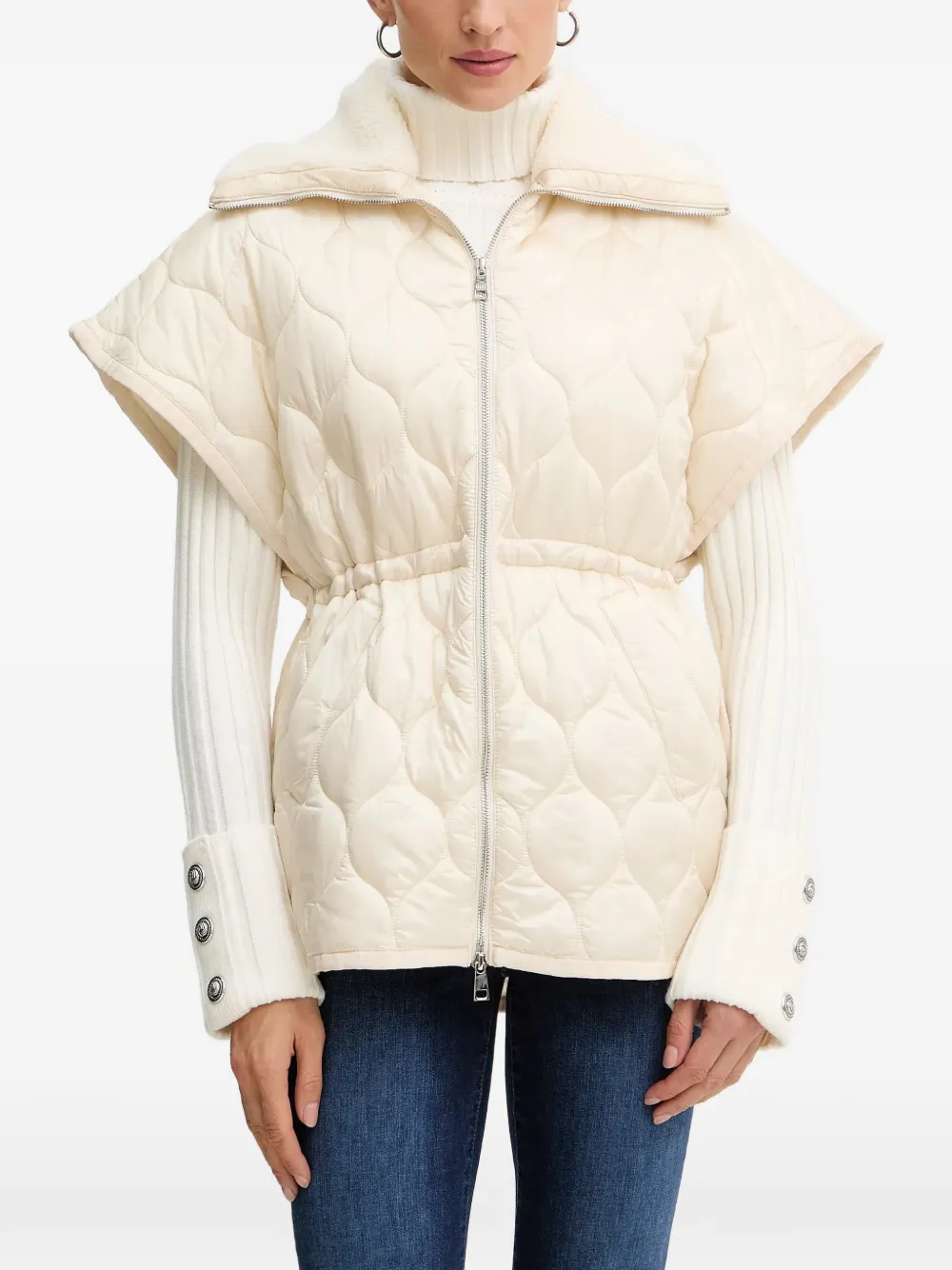 LIU JO Giacca smanicata trapuntata - Toni neutri