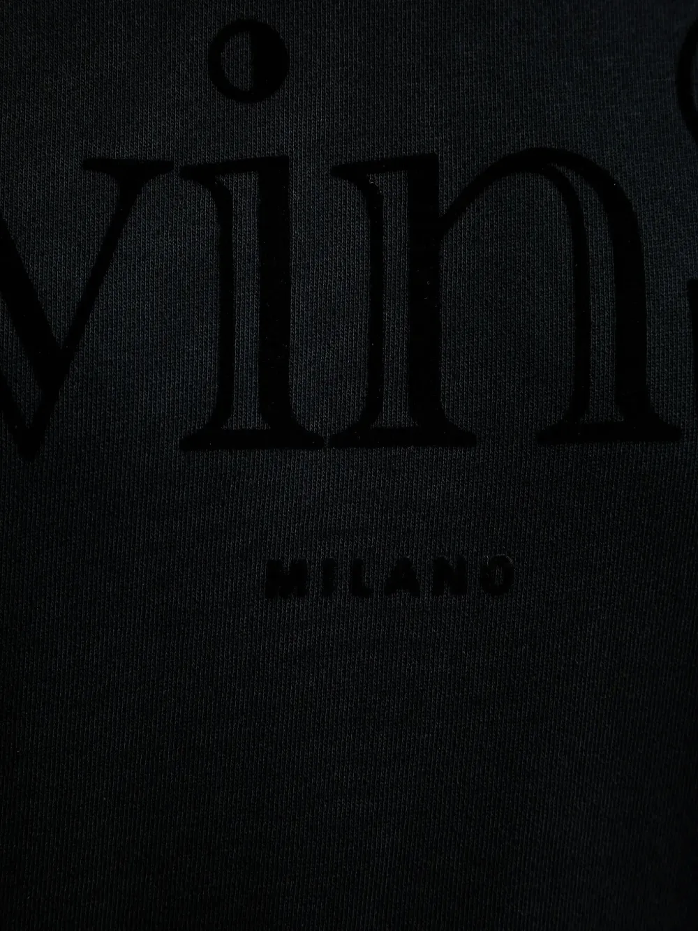 Twinset Logo-print Sweatshirt In Black