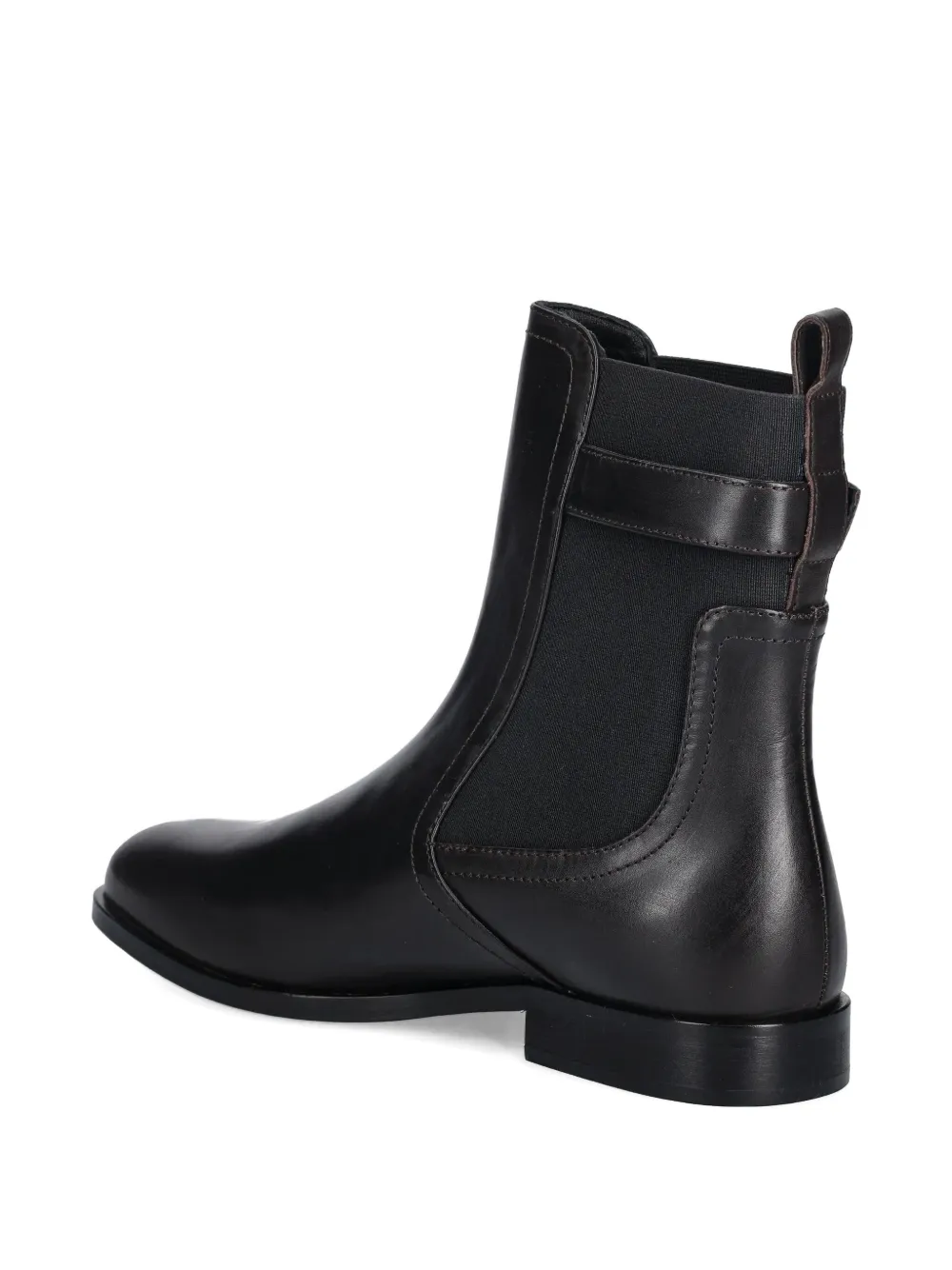 Twinset Buckle-strap Chelsea Boots In Black