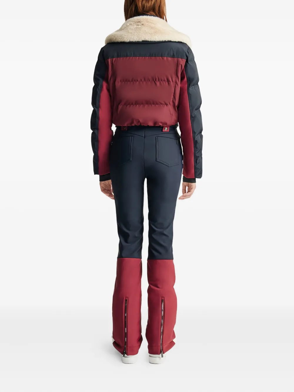 Fusalp Karei Faux-fur Collar Ski Suit In Blue