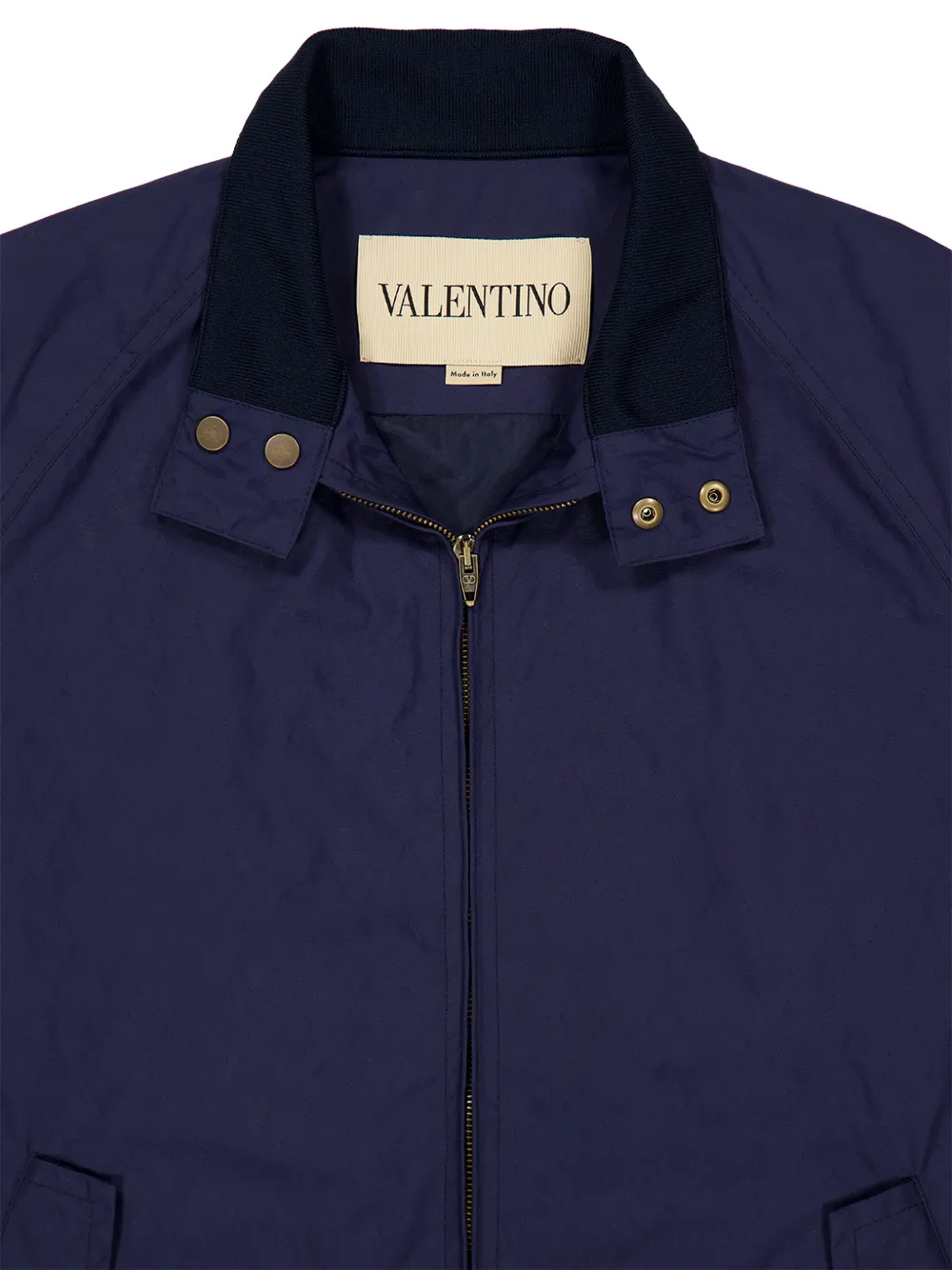  Valentino Garavani Zip-up Bomber Jacket - Blue 