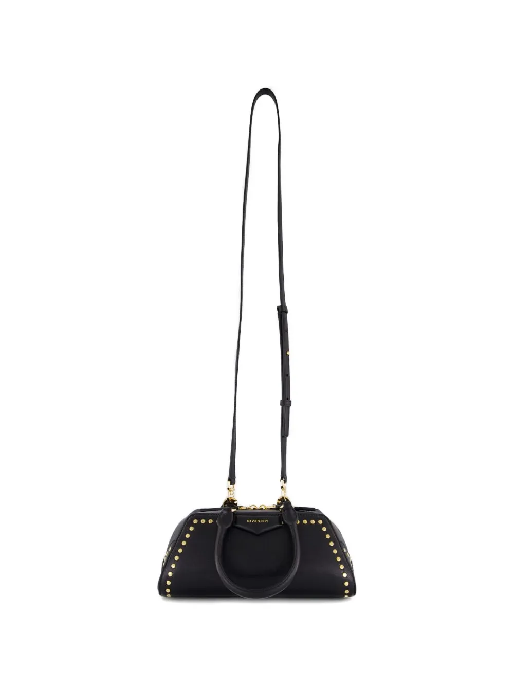 Givenchy Antigona East-West shopper verfraaid met studs Zwart