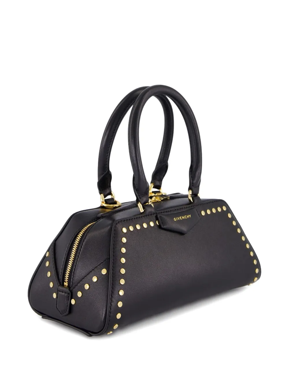 Givenchy Antigona East-West shopper verfraaid met studs Zwart
