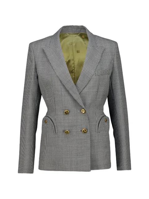 Blazé Milano patterned double-breasted blazer