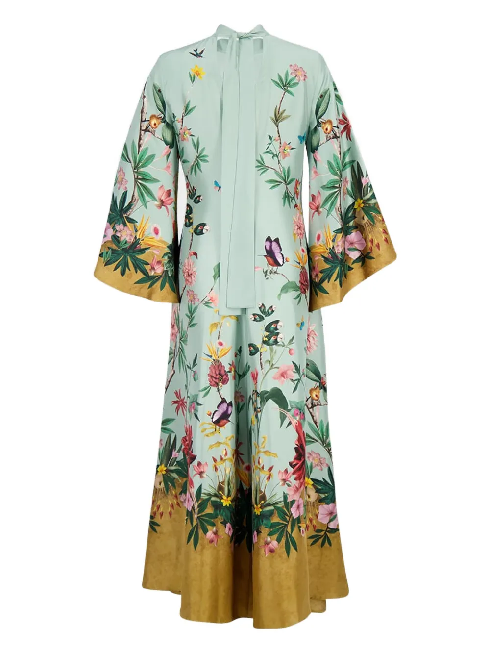 La DoubleJ long-sleeve maxi dress - Blauw