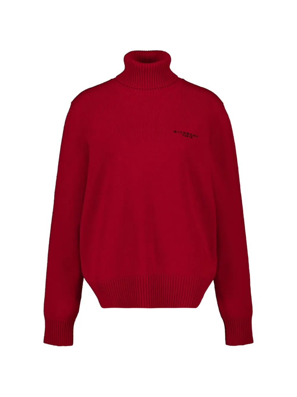 Givenchy turtleneck long-sleeve sweater - Rosso