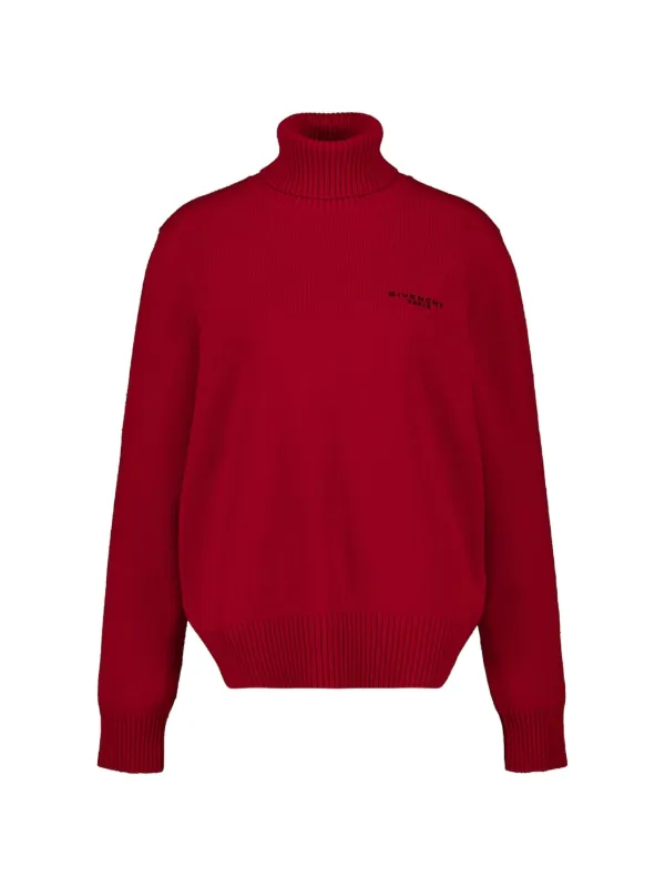Givenchy Turtleneck Sweater in Red