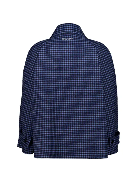 Marni buttoned checked jacket