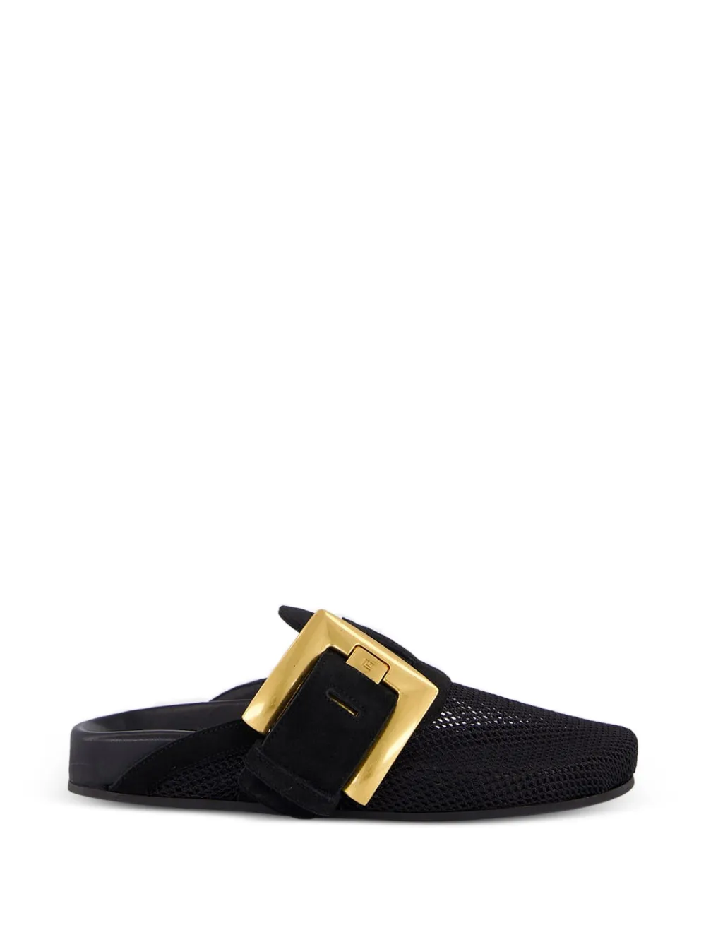 Balmain Anthem flat mules - Nero
