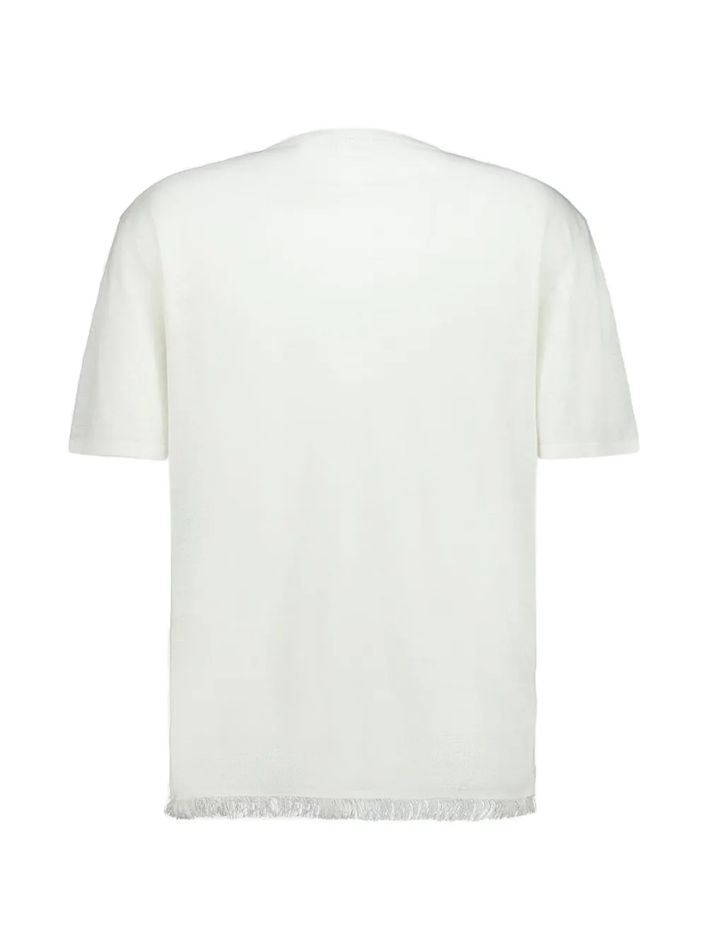 Alanui fringed-hem T-shirt - Wit
