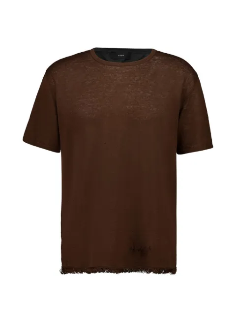 Alanui fringed T-shirt