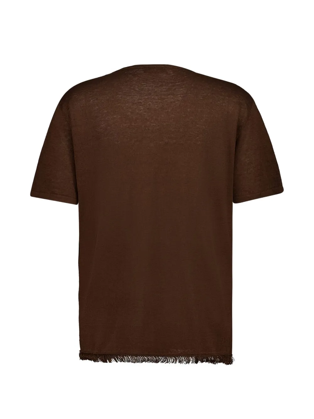 Alanui fringed T-shirt - Bruin