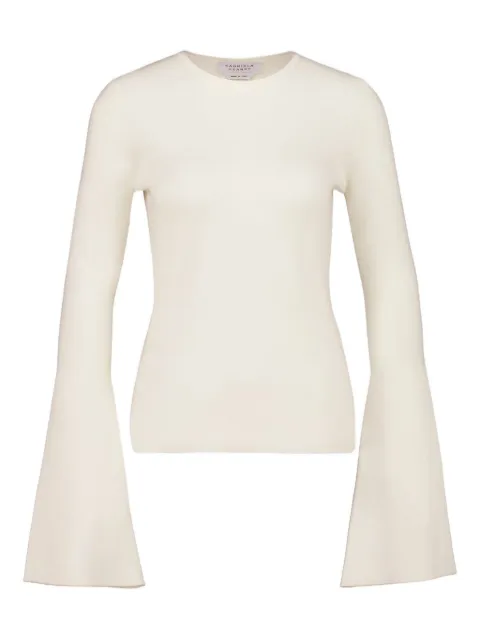 Gabriela Hearst Mason bell-sleeve top