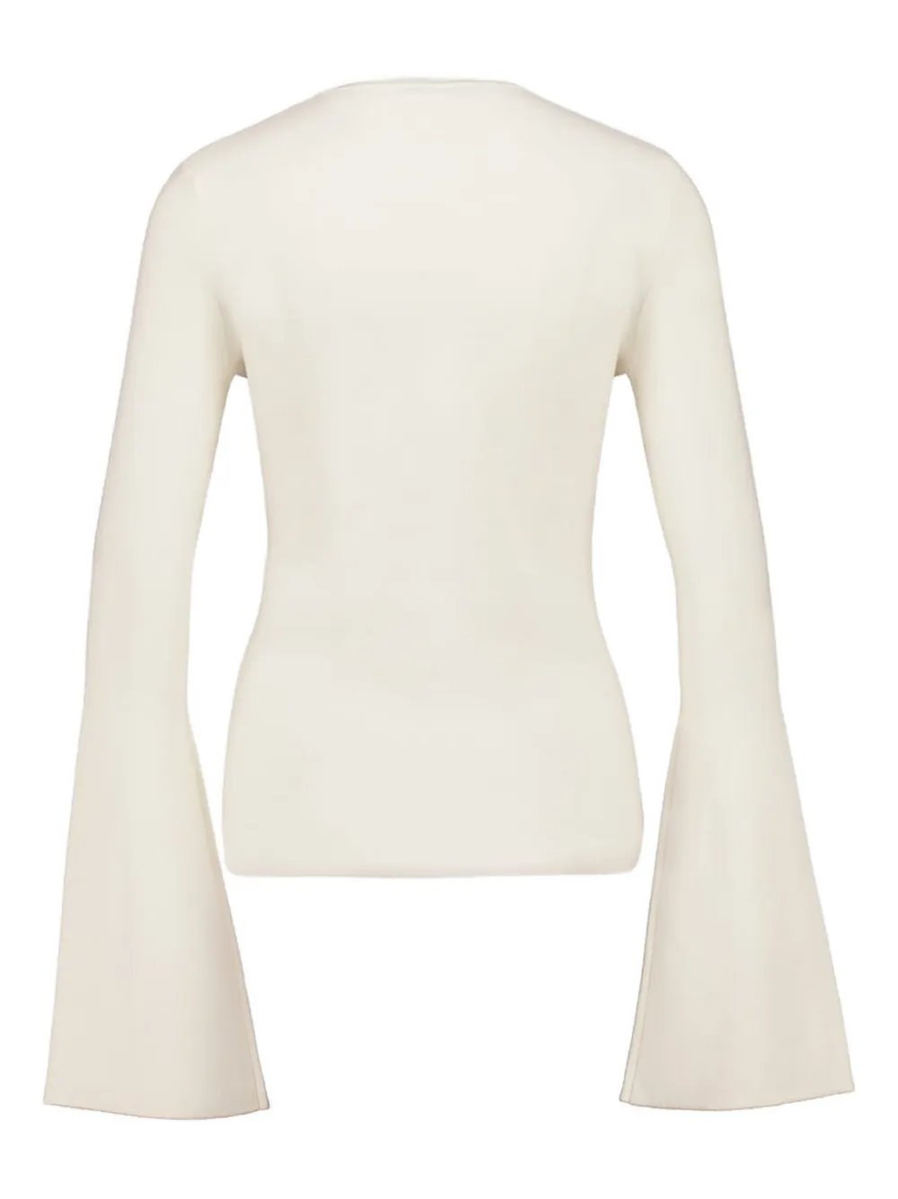 Gabriela Hearst Mason bell-sleeve top - Beige