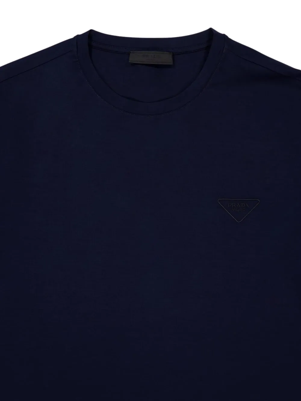 Prada T-shirt met ronde hals Blauw