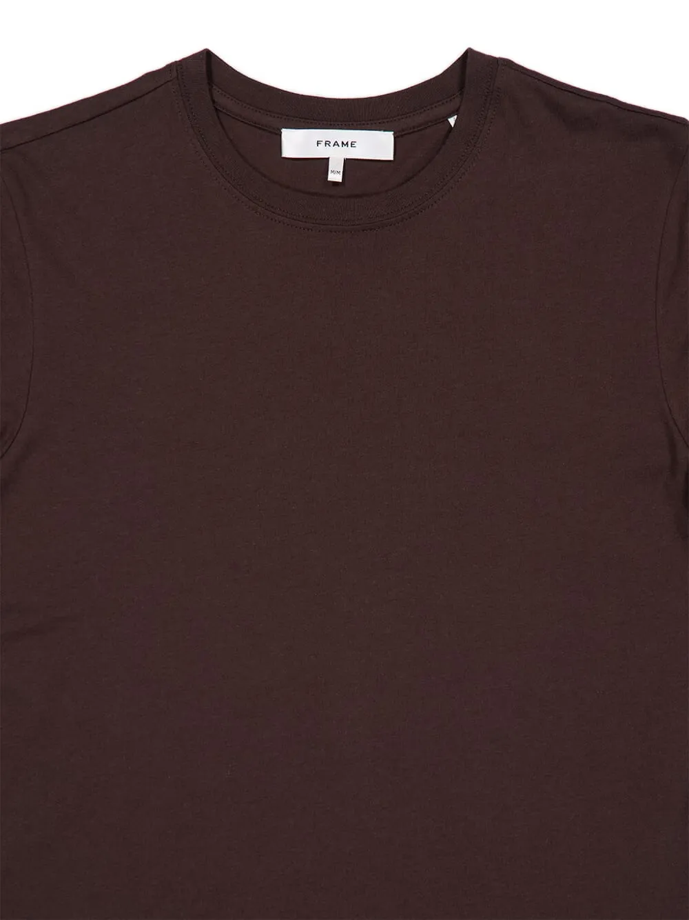  Frame Crew-neck Short-sleeve T-shirt - Brown 
