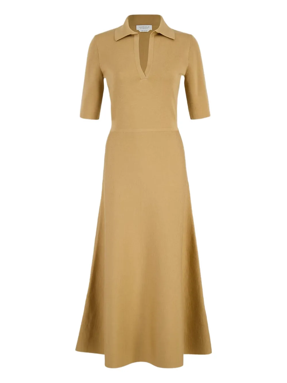 Gabriela Hearst Short-sleeves Maxi Dress In Neutral