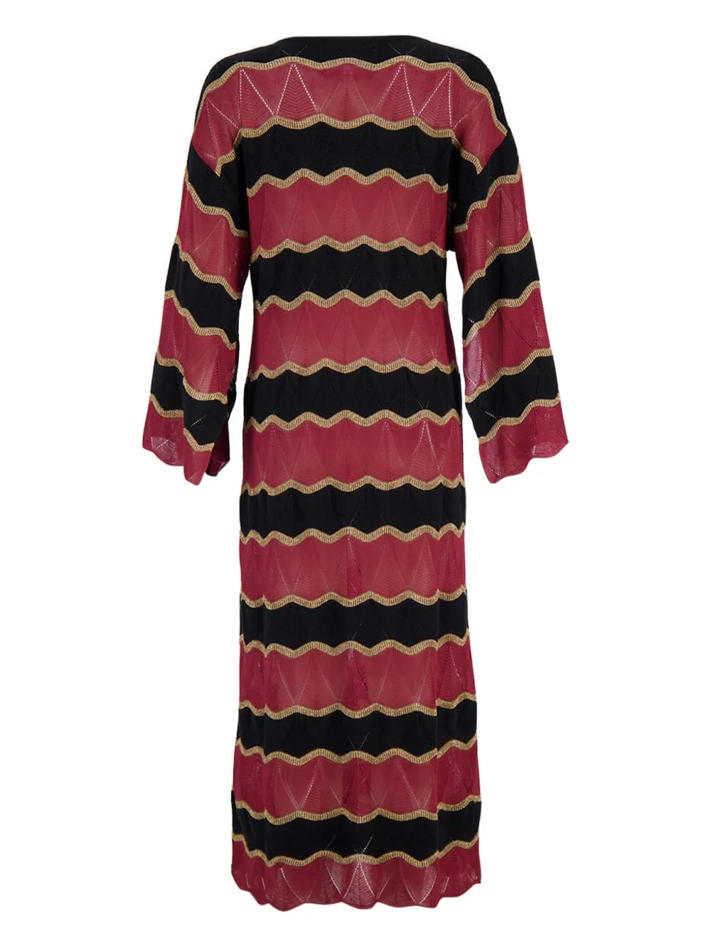 La DoubleJ Hang Ten cotton maxi dress - Rood