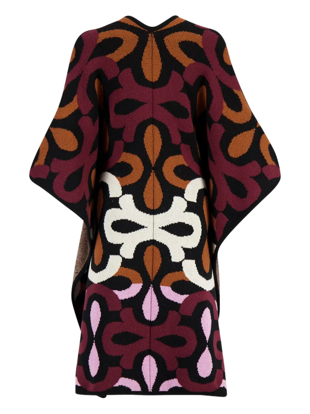  La Doublej Maiolika Wool Robe - Red 