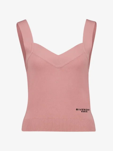 Givenchy Trägershirt mit V-Ausschnitt