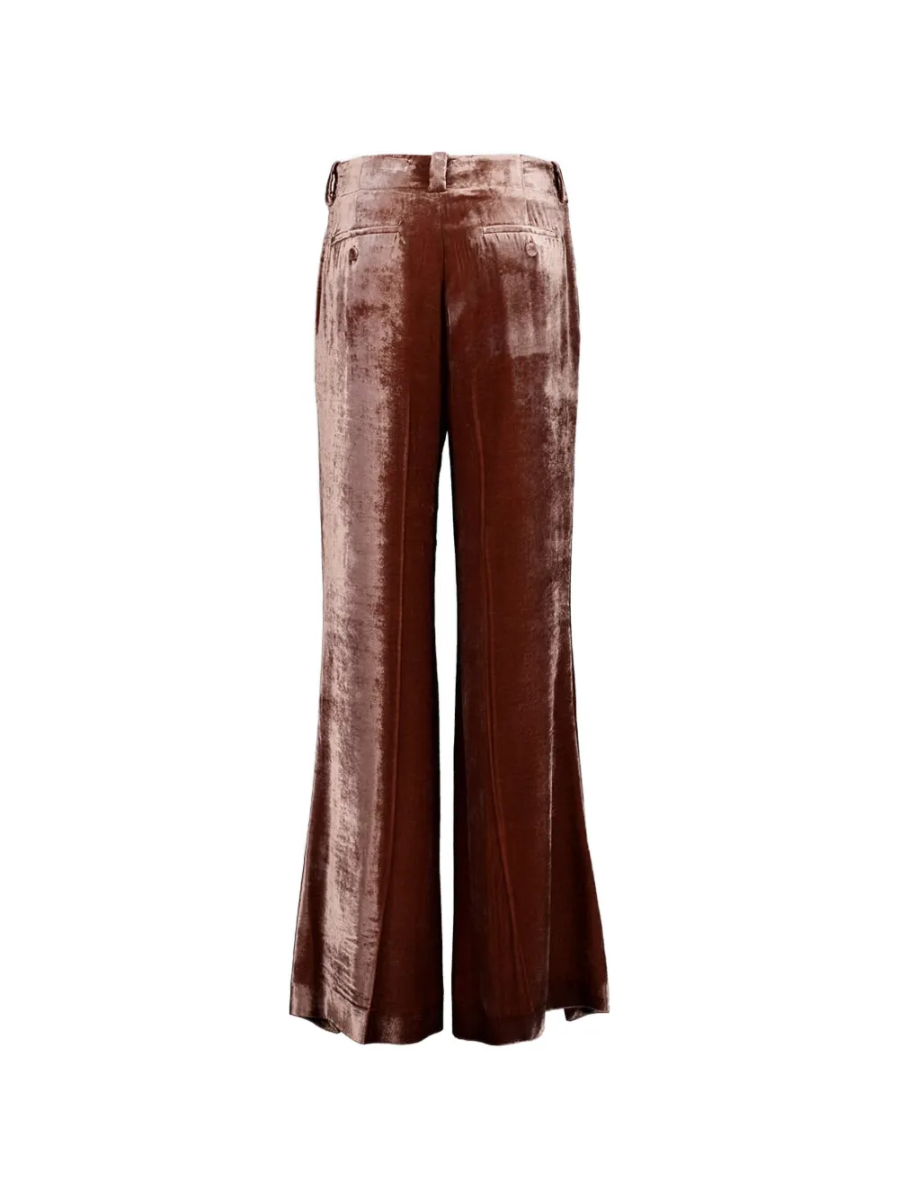 La DoubleJ Good Butt velvet-texture trousers - Roze