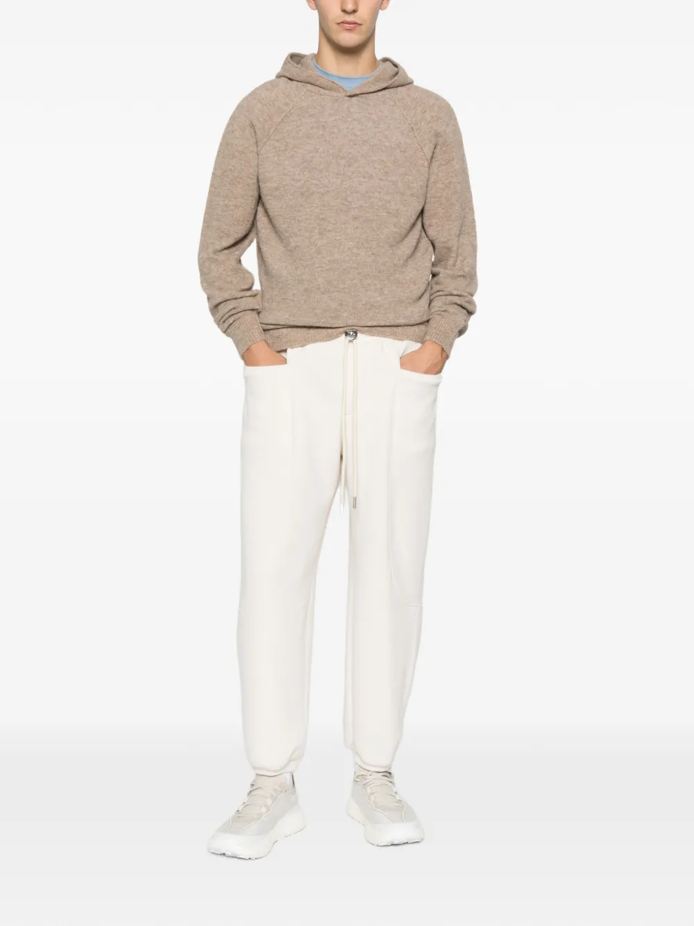 YES LONDON Trainingsbroek met trekkoord - Beige