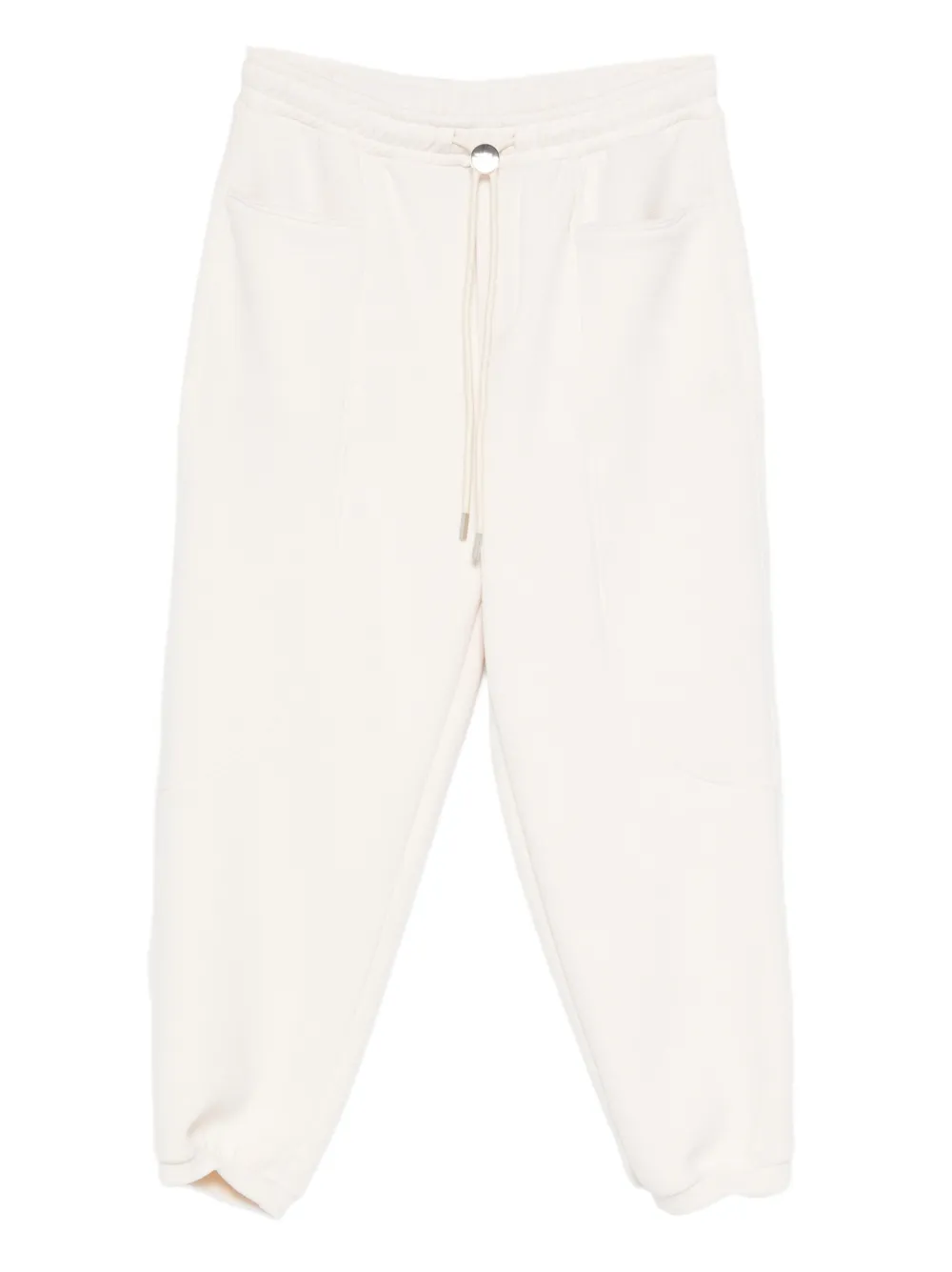 YES LONDON Pantaloni sportivi con coulisse e tasche - Toni neutri