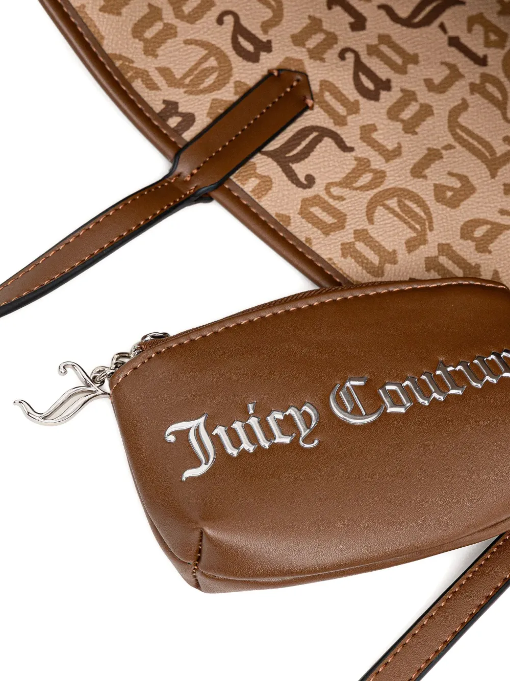Juicy Couture Logo-patch Tote Bag In Neutral