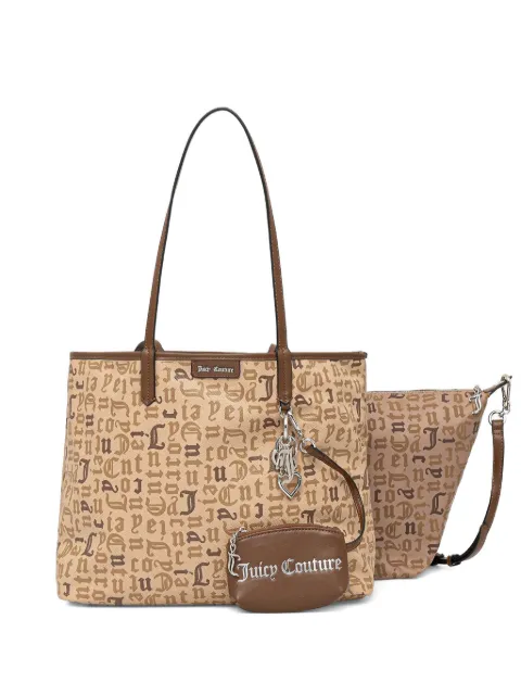 Juicy Couture tote con parche del logo