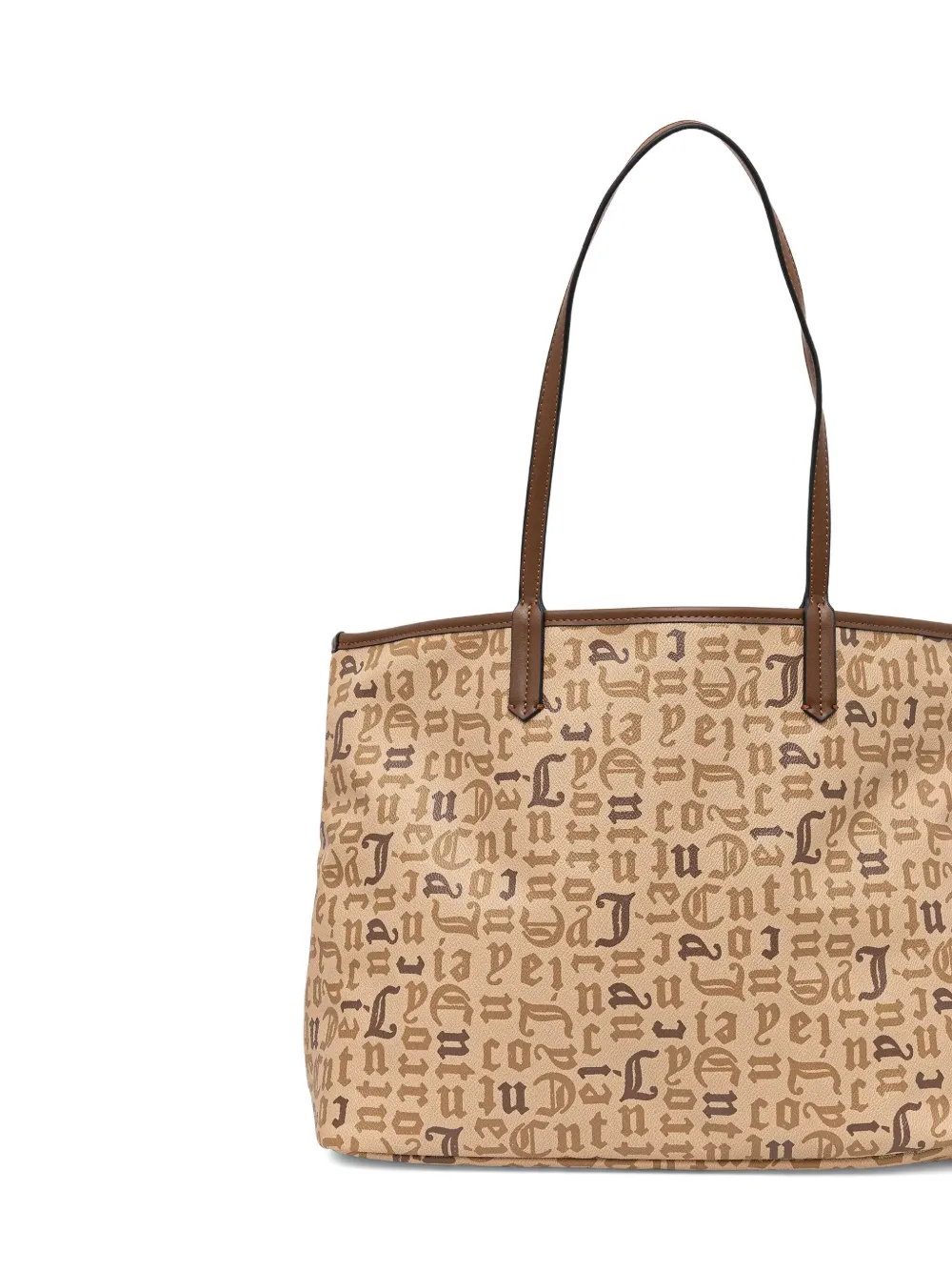 Juicy Couture Logo-patch Tote Bag In Neutral