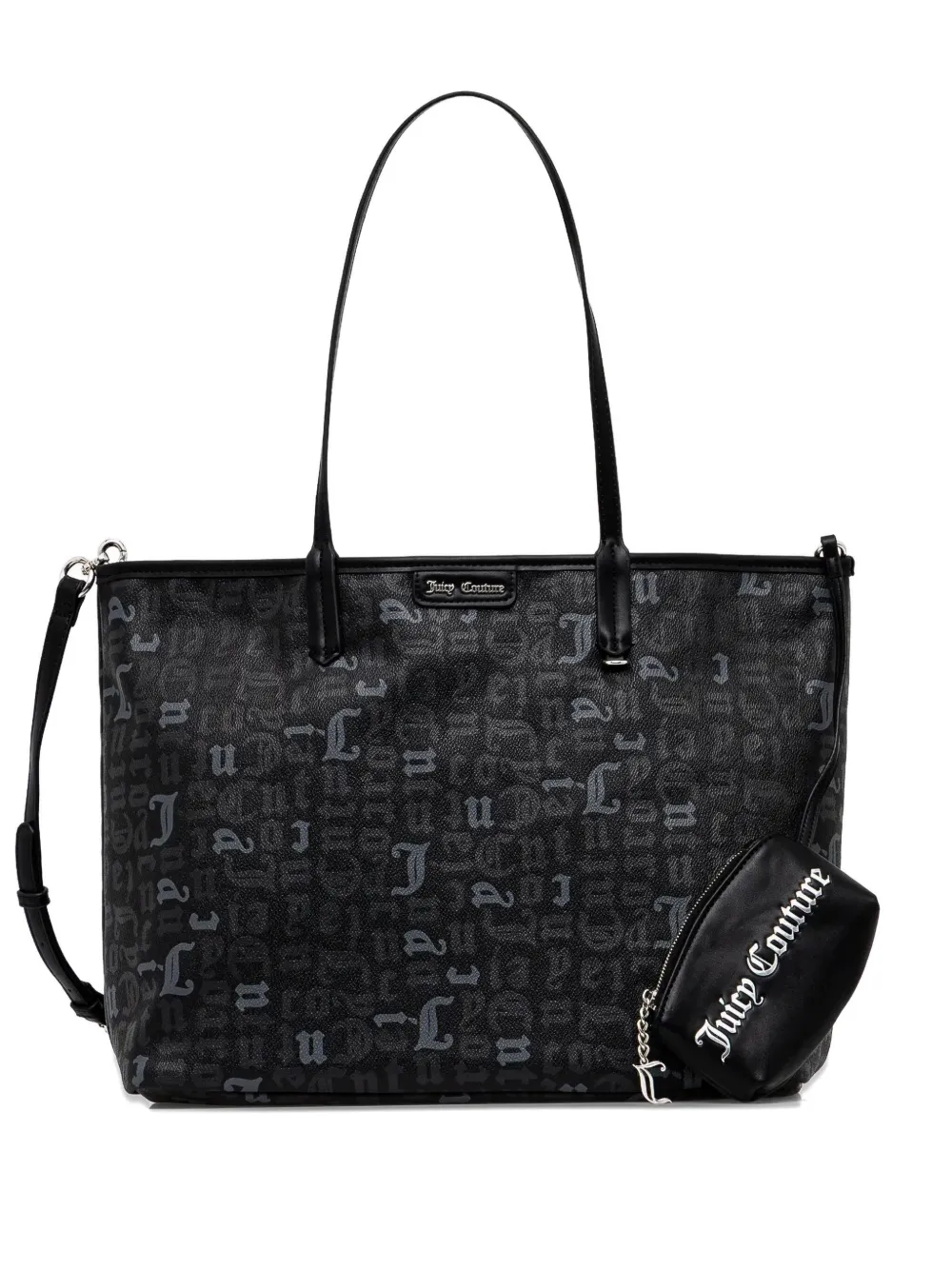 Juicy Couture Logo-patch Tote Bag In Black