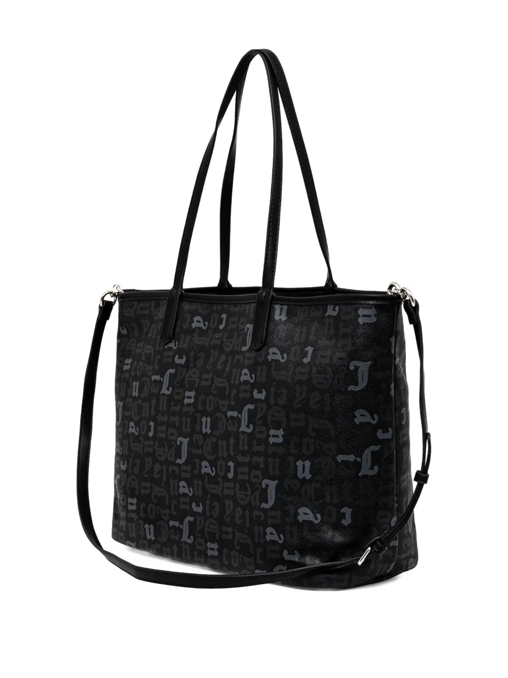 Juicy Couture Logo-patch Tote Bag In Black