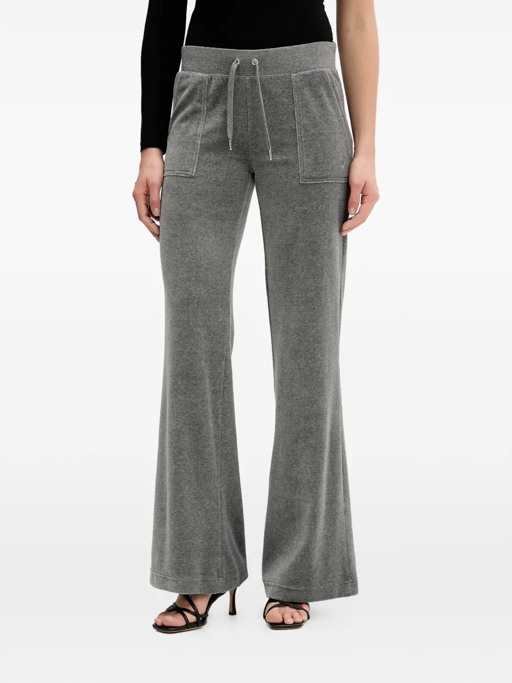 Juicy Couture logo-embroidered track pants - Grigio