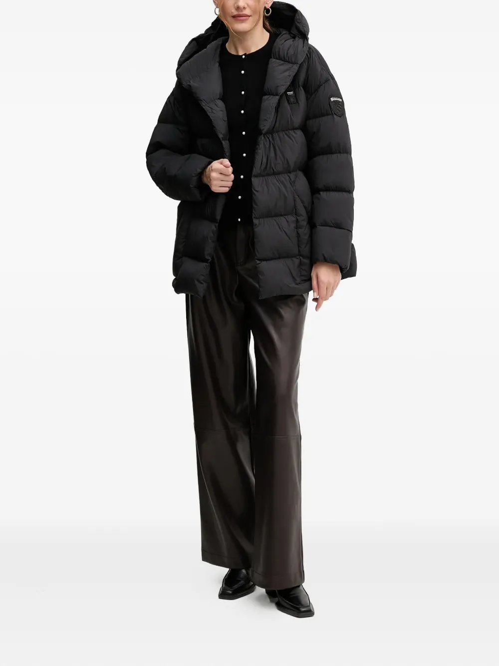 Benetton Cashmere Cardigan In Black