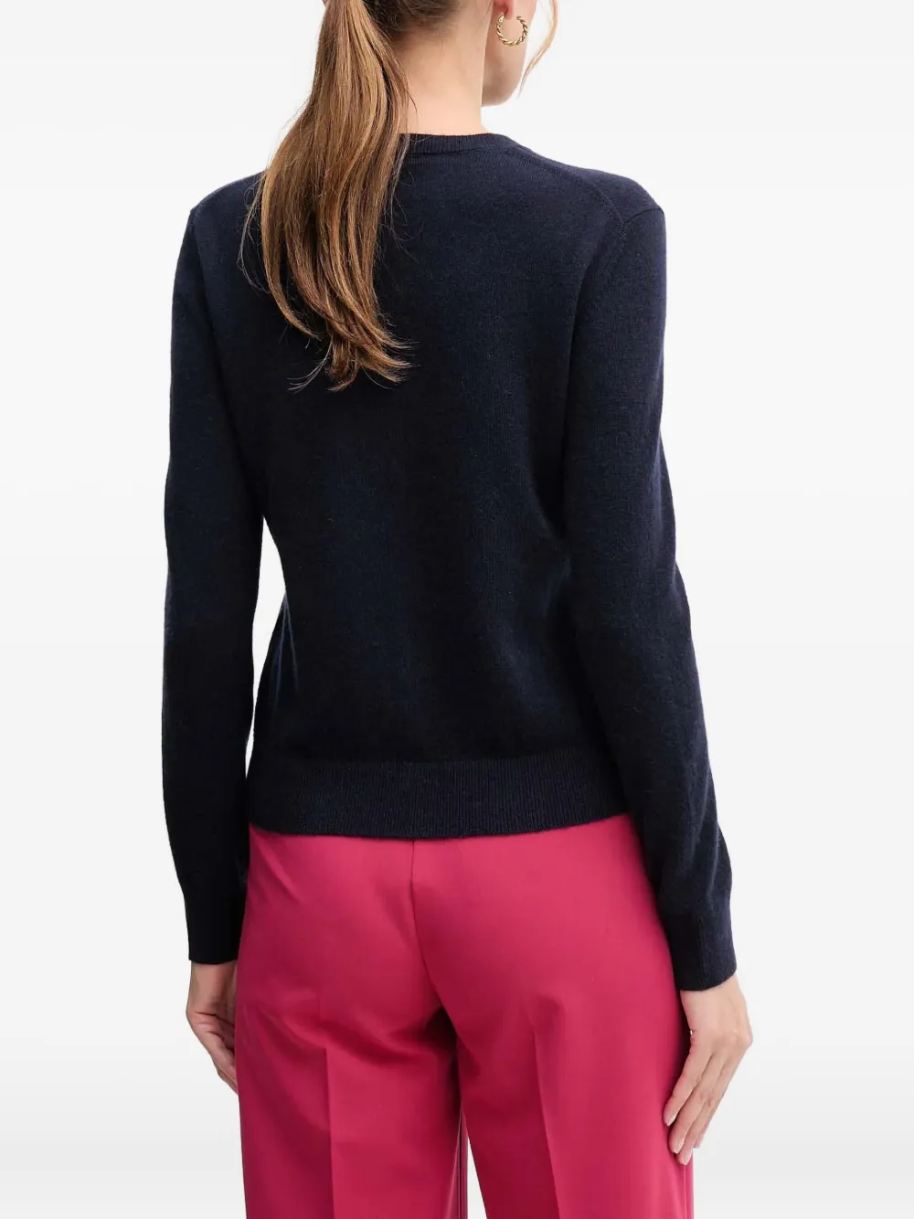  Benetton Cashmere Cardigan - Blue 