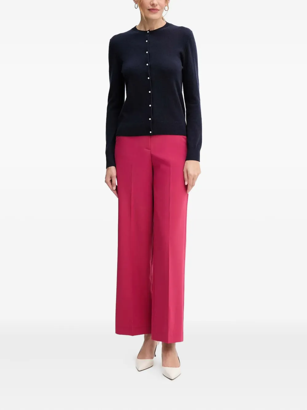  Benetton Cashmere Cardigan - Blue 