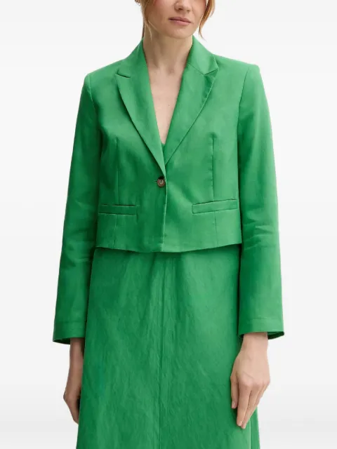 Benetton blazer con bolsillo con ribete