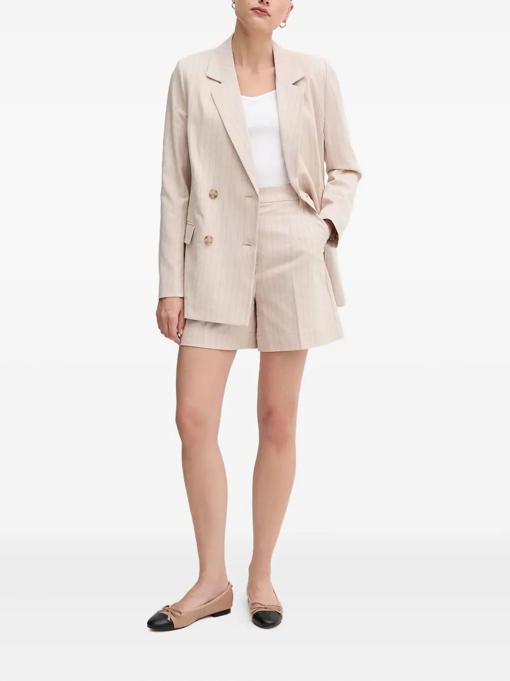 Benetton double-breasted pinstripe blazer | Blazers | Image 2