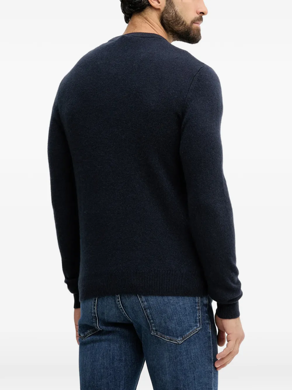  Trussardi Crew-neck Cashmere Sweater - Blue 