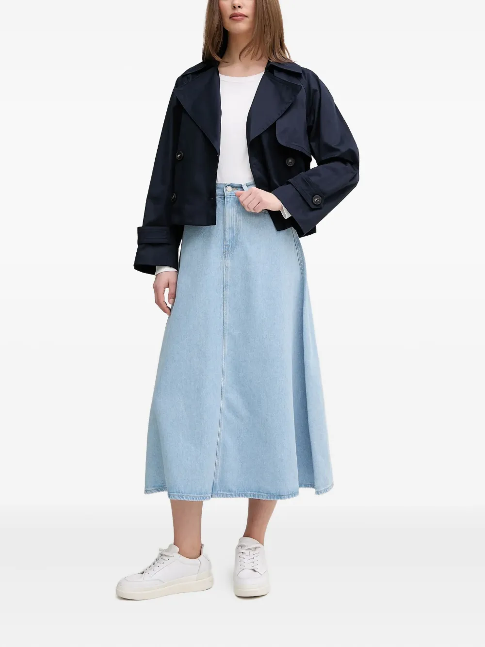 Benetton chaqueta con solapa con botones | Chamarras ajustadas | Image 2