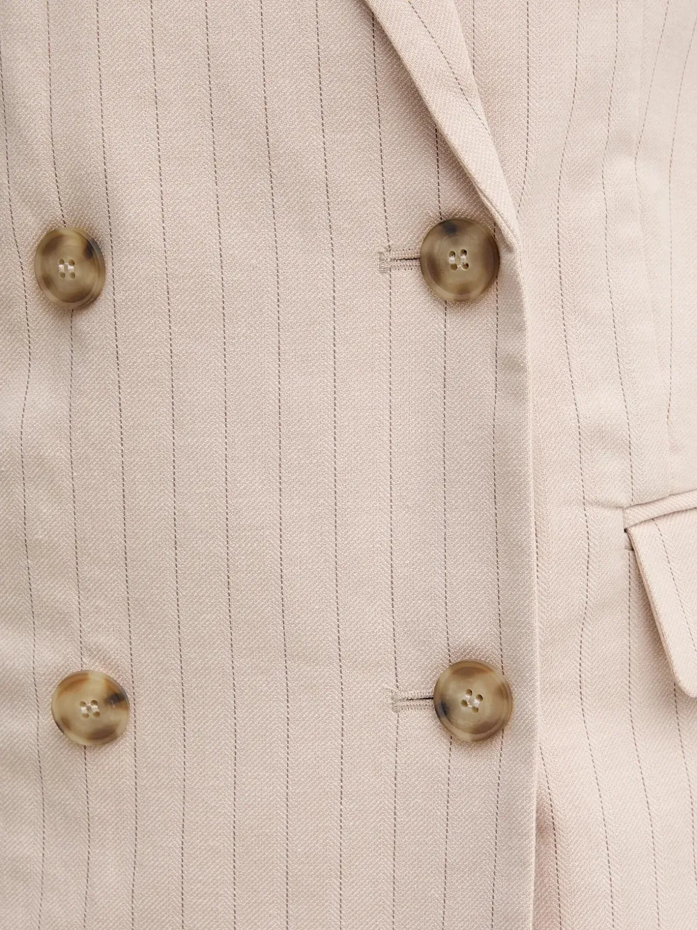 细条纹西式马甲