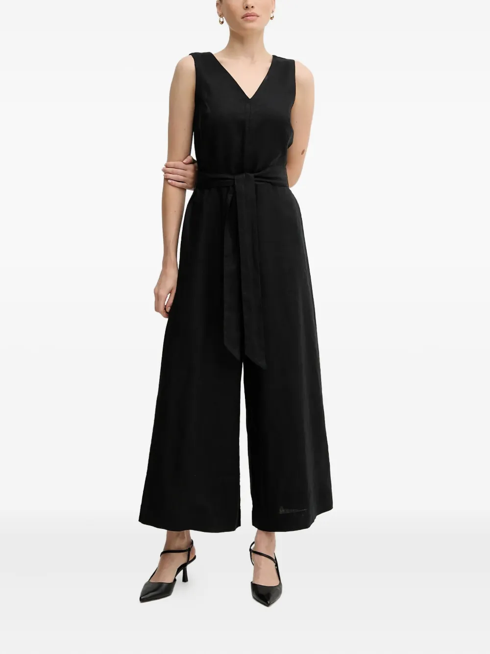 Benetton mono largo con cuello en V | Jumpsuits largos | Image 2