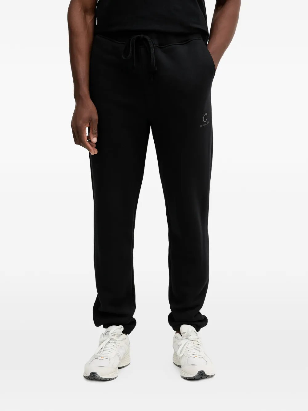 Trussardi logo-detail drawstring track pants - Nero