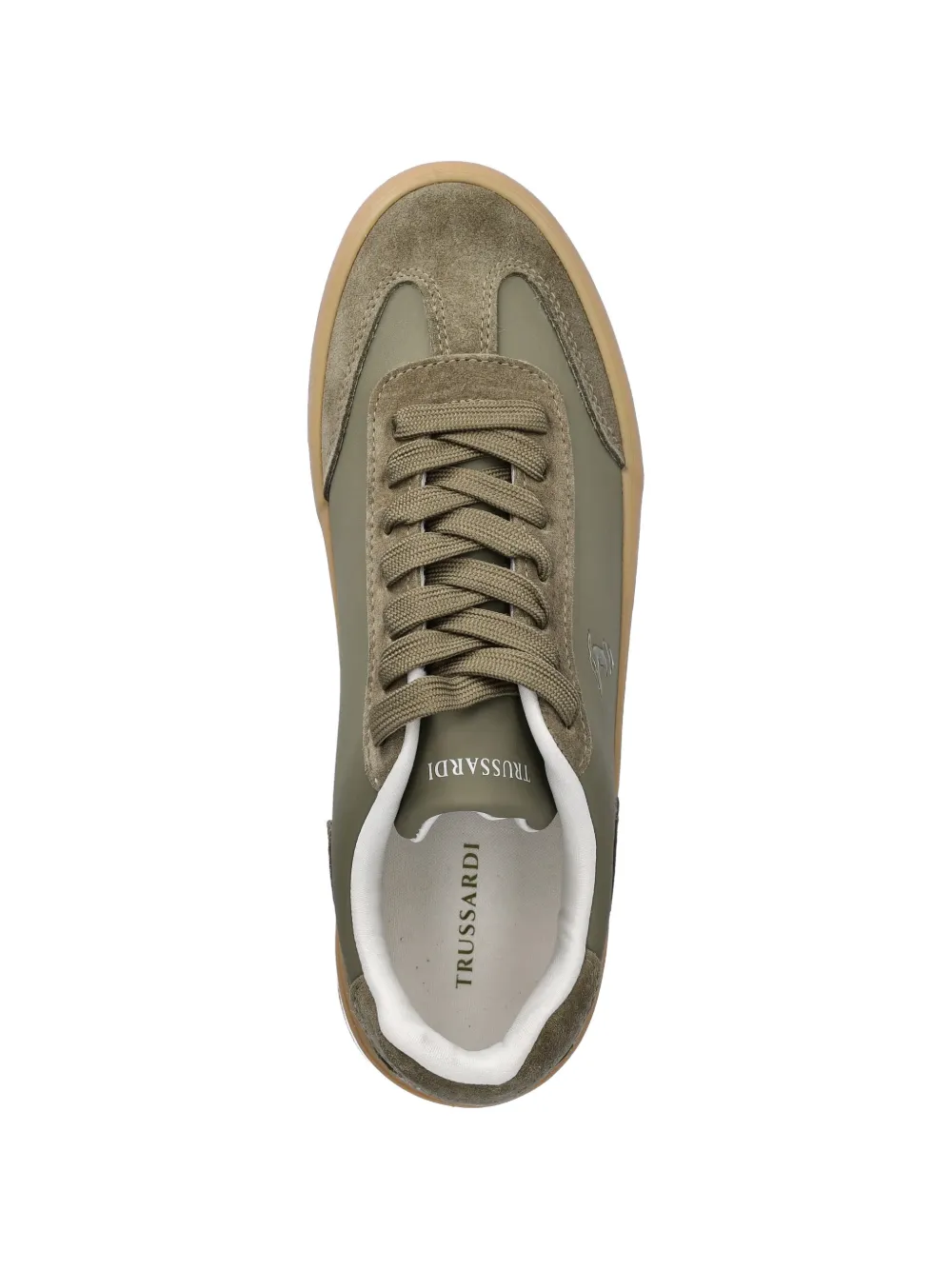 Trussardi Leren sneakers Groen